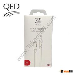 QED QE-8137 Connect 3.5 mm Jack Kulaklık Uzatma Kablosu '3 Metre'