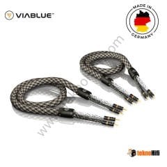 VIABLUE SC-6 Banana Single-Wire Gümüş Hoparlör Kablosu