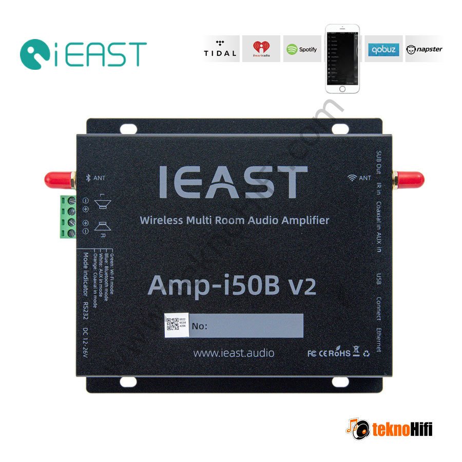 iEAST AMP-i50B V2 Stream Amplifier 2 x 50W