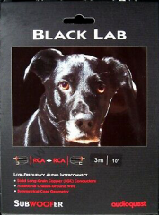 Audioquest Black Lab Subwoofer Kablo '3 Metre'