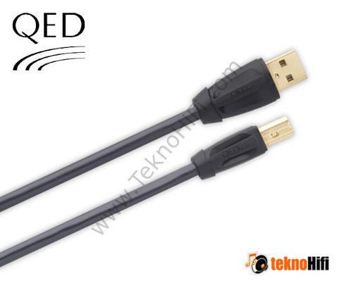 QED QE-6902 Performance USB A-B GRAPHITE Kablo '2 Metre'