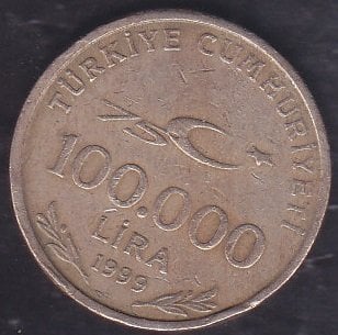 1999 Yılı 100000 Lira