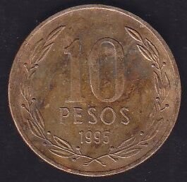 Şili 10 Pesos 1995