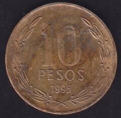 Şili 10 Pesos 1995