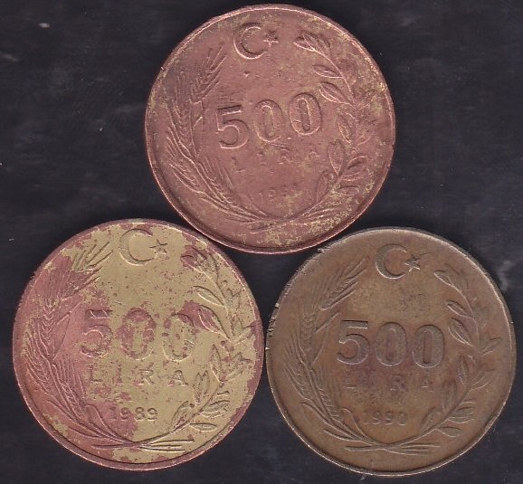 1989-1990-1991 Yılları 500 Lira Haliyle