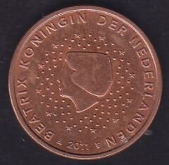 Avrupa 5 Euro Cent 2011 Hollanda