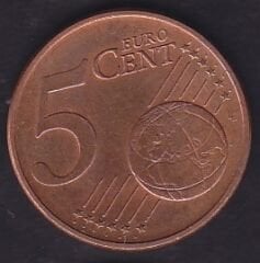 Avrupa 5 Euro Cent 2011 Avusturya