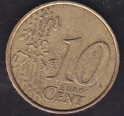 Avrupa 10 Euro Cent 2002 Yunanistan