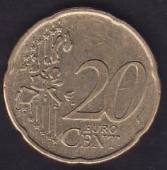 Avrupa 20 Euro Cent 2002 J Almanya