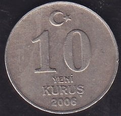 2006 Yılı 10 Kuruş