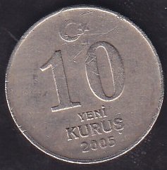 2005 Yılı 10 Kuruş