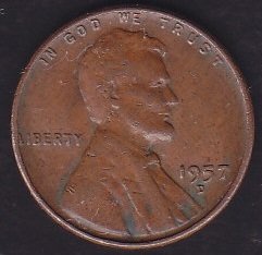 Amerika 1 Cent 1957 D