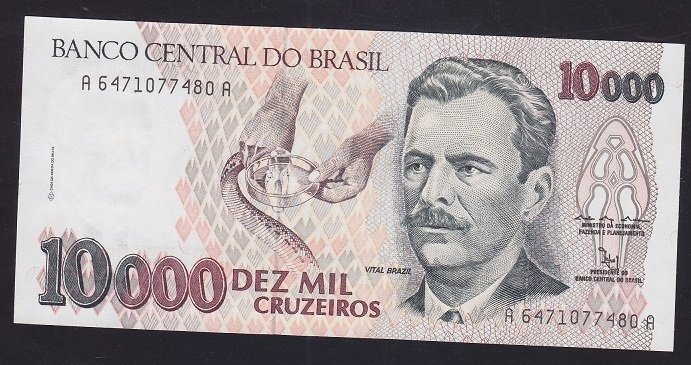 Brezilya 10000 Cruzeiros 1992 ÇİL Pick 233b