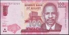 Malawi 100 Kwacha 2020 Çil