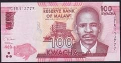 Malawi 100 Kwacha 2020 Çil 777