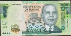 Malawi 1000 Kwacha 2020 Çil