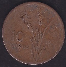 1958 Yılı 10 Kuruş