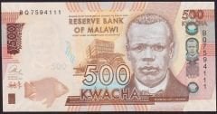 Malawi 500 Kwacha 2017 Çil 111
