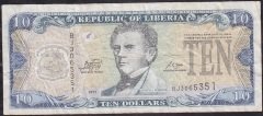 Liberia 10 Dolar 2011 Çok Temiz