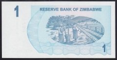 Zimbabwe 1 Dolar 2007 Çil Pick 37