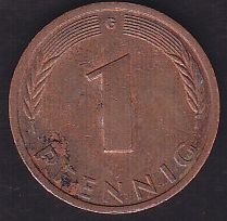 Almanya 1 Pfennig 1981 G