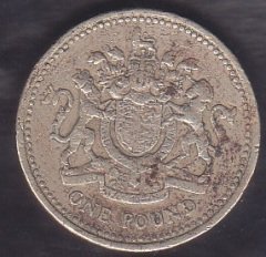İngiltere 1 Pound 1983