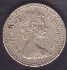 İngiltere 1 Pound 1983