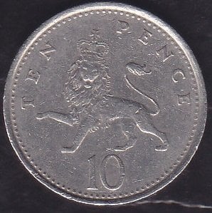 İngiltere 10 Pence 1992