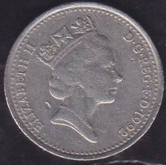 İngiltere 10 Pence 1992