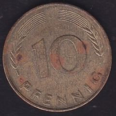 Almanya 10 Pfennig 1978  J