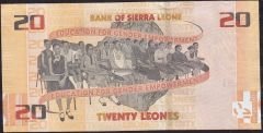Sierra Leone 20 Leones 2022 Çil