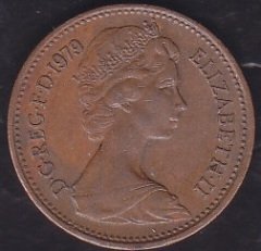 İngiltere 1 New Penny 1979