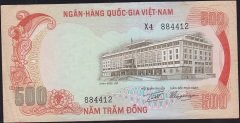 Vietnam ( Güney ) 500 Dong 1972 Ççt+