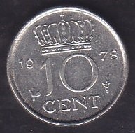Hollanda 10 Cent 1978