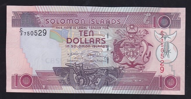Solomon İsland 10 Dolar 2006 Çil Pick 27