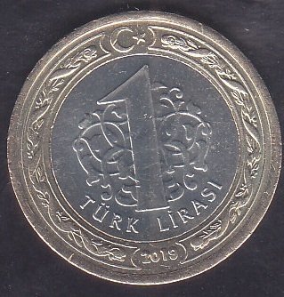 2019 Yılı 1 Lira Çil