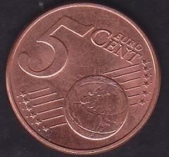 Avrupa 5 Euro Cent 2009 Hollanda