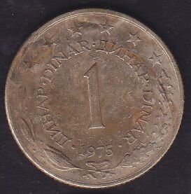Yugoslavya 1 Dinar 1975