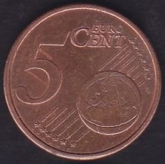 Avrupa 5 Euro Cent 2010 Fransa