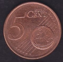 Avrupa 5 Euro Cent 2012 Fransa