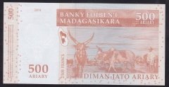 MADAGASKAR 500 ARIARY 2500 FRANK 2004 ÇİL (A)