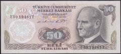 6.Emisyon 1.Tertip 50 Lira E59 194617 Çil