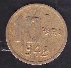 1942 Yılı 10 Para Çok Temiz