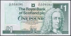 İskoçya 1 Pound 2001 Çil Pick 351e - 9191