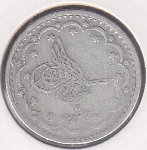 1277 / 9 Abdulaziz 5 Kuruş Gümüş