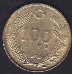 1990 YILI 100 LİRA ÇİLALTI ÇİL