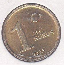 2005 Yılı 1 Kuruş Çil