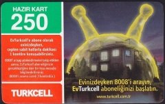 Turkcell Hazır Kart 250 Kontör 2010