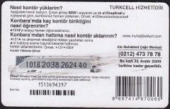 Turkcell Muhabbet Kart 100 Kontör 2009 Spider Man