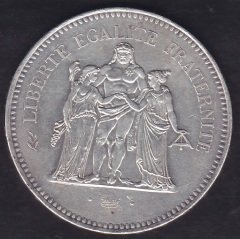 Fransa 50 Frank 1976 Gümüş ( 30 Gram )